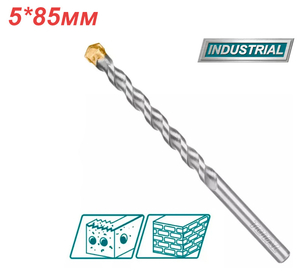 Сверло по бетону Total TAC260585, 5*85мм