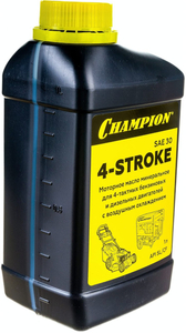 Масло для 4-т двигателей Champion п/с SAE10W40 1л