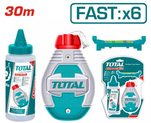 Шнур разметочный Total THT666301, 30м, с краской