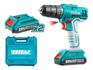 Дрель акк. Total TDLI20028, 20В, 45Нм, 2*1.5Ач Li-Ion