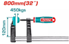 Струбцина Total THT1321204 Industrial, тип "F", 120*800мм