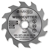 Диск пильный MKSS Woodcutter 125*22.2*12T, дерево