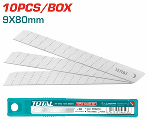 Лезвия сменные Total THT5190901, 9мм, сегментные, 10шт