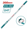 Пилка по металлу Total THT571246, Industrial, BiM, 300мм, 24T