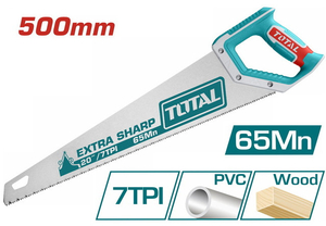 Ножовка по дер. Total THT55206, 500мм, 7TPI
