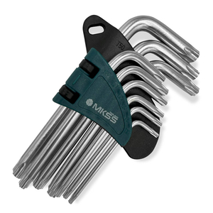 Набор ключей Torx MKSS NK1021, T10-T50, 9шт, короткие