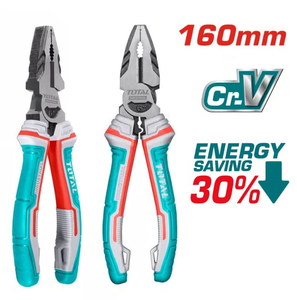 Пассатижи Total THT210606S Industrial, 160мм, +30%, Cr-V