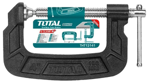 Струбцина Total THT13141, Industrial, тип "G", 100мм