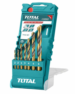 Набор сверл по металлу Total TACSD0075, 2-6мм, 7шт