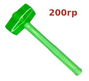 Молоток силиконовый Maximum, 200г, зеленый