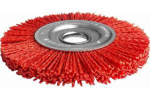 Щетка д/УШМ дисковая Vertex, нейлон, 150мм