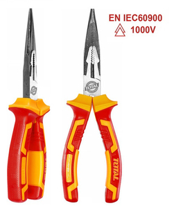 Длинногубцы Total THTIP2381 Industrial, до 1000В, 200мм, Cr-V