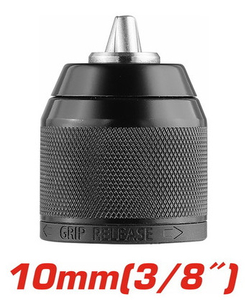 Патрон сверлильный Total TAC4510201, 1муфт, 0.8-10мм, 3/8", металл.