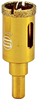 Коронка алмазная Стронг СТК-06700025, 25мм, цент.св, gold