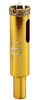Коронка алмазная Стронг СТК-06700016, 16мм, цент.св, gold