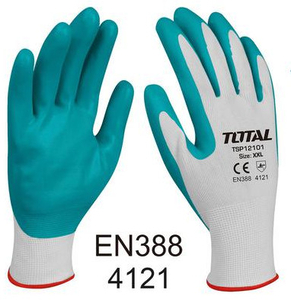 Перчатки Total TSP12101, нейлон, нитрил. XL, 4121X, маслостойкие