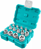 Набор торцевых головок Total THKTETS0114 Industrial, E-тип 1/2", 3/8", 1/4", 14шт.