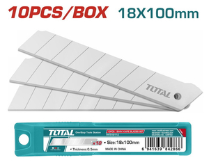 Лезвия сменные Total THT519112 SS, 18мм, сегментные, 10шт