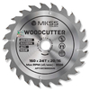 Диск пильный MKSS Woodcutter 160*20/16*24T, дерево