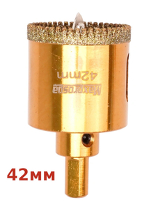 Коронка алмазная Maxprospa МК-08100042, 42мм, цент.св, 