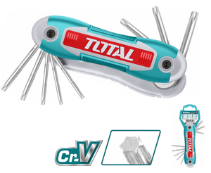 Набор ключей Torx Total THT1061846 Industrial, нож