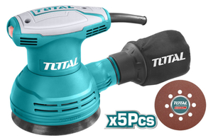 Эксцентриковая шлифмашина Total TF2031256 Industrial, 320Вт, 125мм