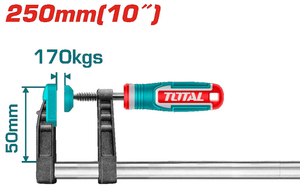 Струбцина Total THT1320503 Industrial, тип "F", 50*250мм