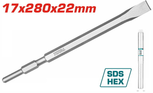 Зубило Total TAC153172, SDS-Hex, 17*280мм