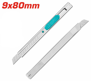 Нож Total THT5110906, 9мм, стальной корпус