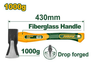 Топор-колун Jadever JDHM6321, 1.0кг, фиберглассовая рукоятка