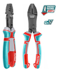 Пассатижи Total THTC510806 Industrial, 200мм, +65%, Cr-V