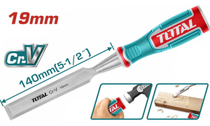 Стамеска плоская Total THT41196 Industrial, 19мм
