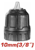 Патрон сверлильный Total TAC451016, 2муфт, 0.8-10мм, 3/8"
