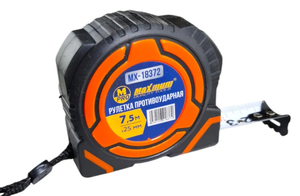 Рулетка Maximum, 7.5м/25мм, Pro, автофиксатор