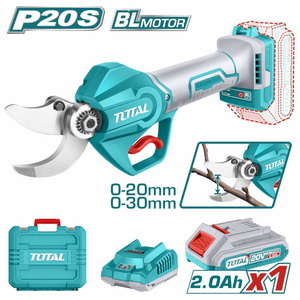 Секатор акк. Total TSSLI203083 Industrial, P20S, BL, 1*2Ач