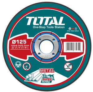 Диск абразивный Total TAC2231251, 125*6мм, металл